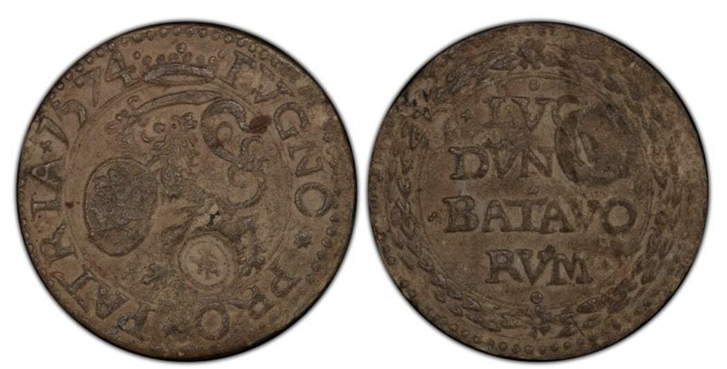 1574 1/4 Gul VG-52b Leiden