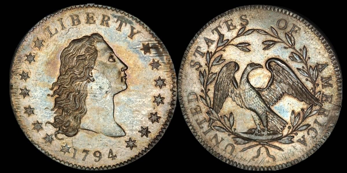 1794 Flowing Hair Silver Dollar