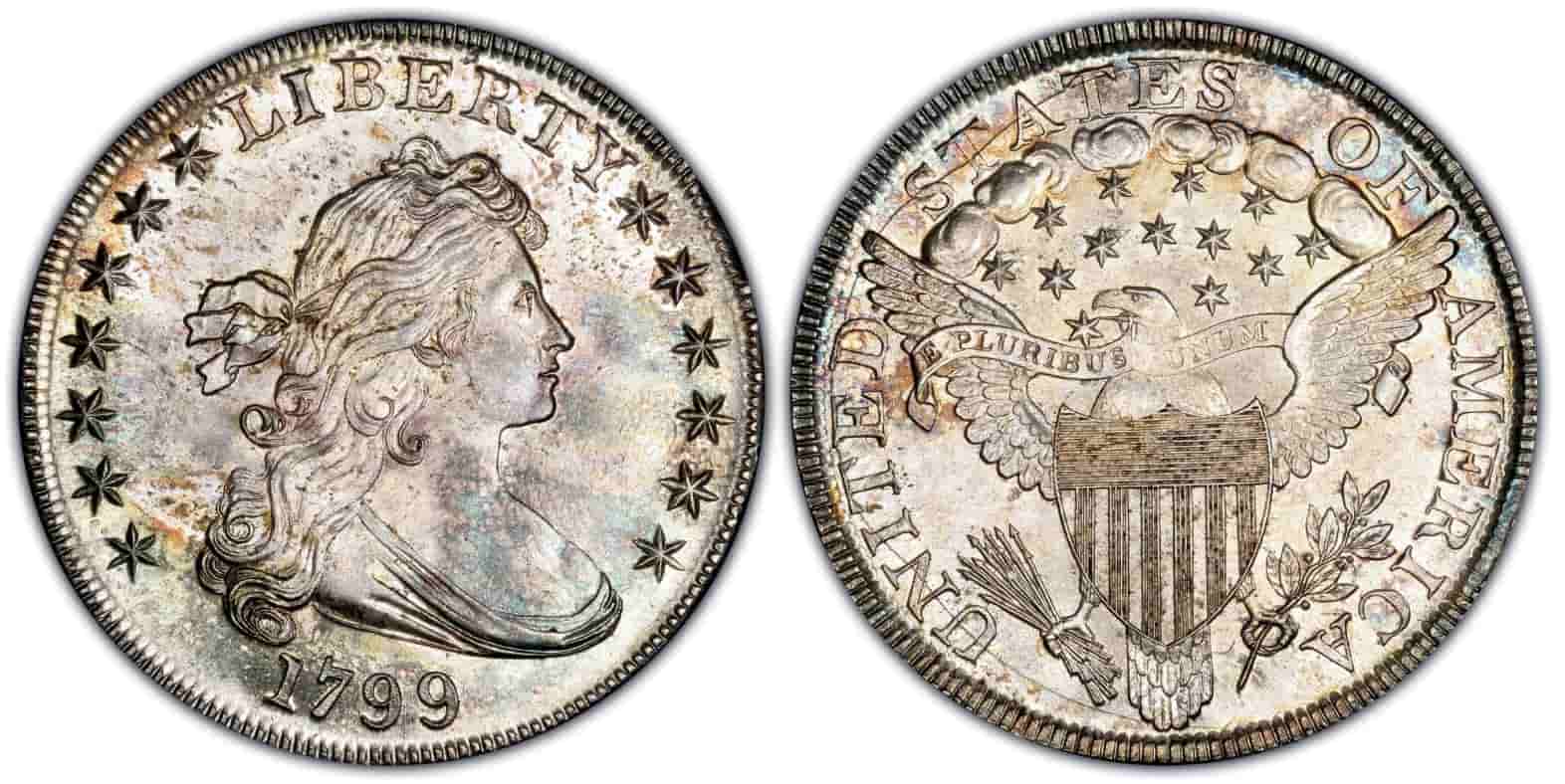 1799 Draped Bust Silver Dollar