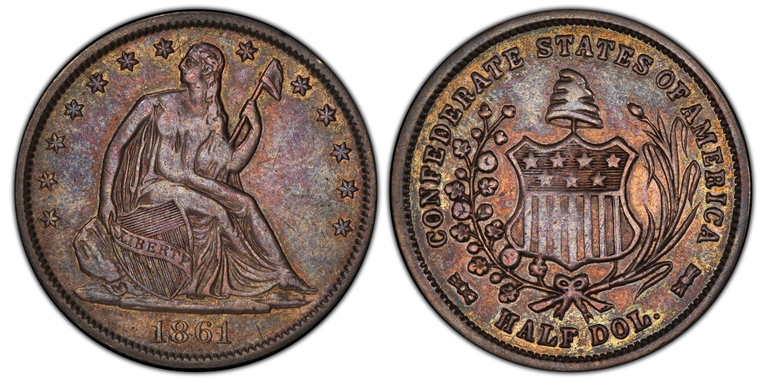 1861 Confederate Half Dollar 1861 Confederate Half Dollar