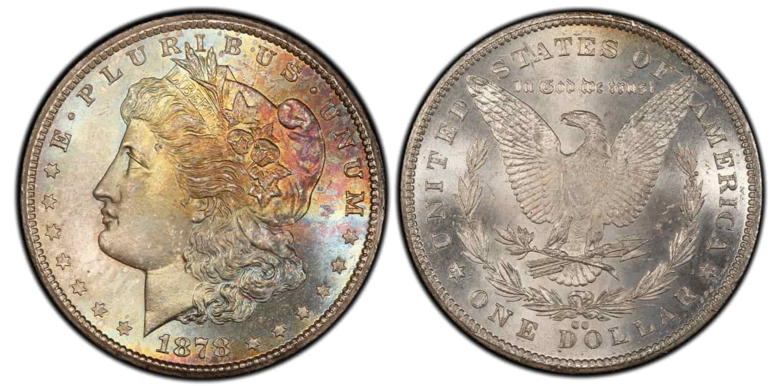 1878-CC Morgan Silver Dollar