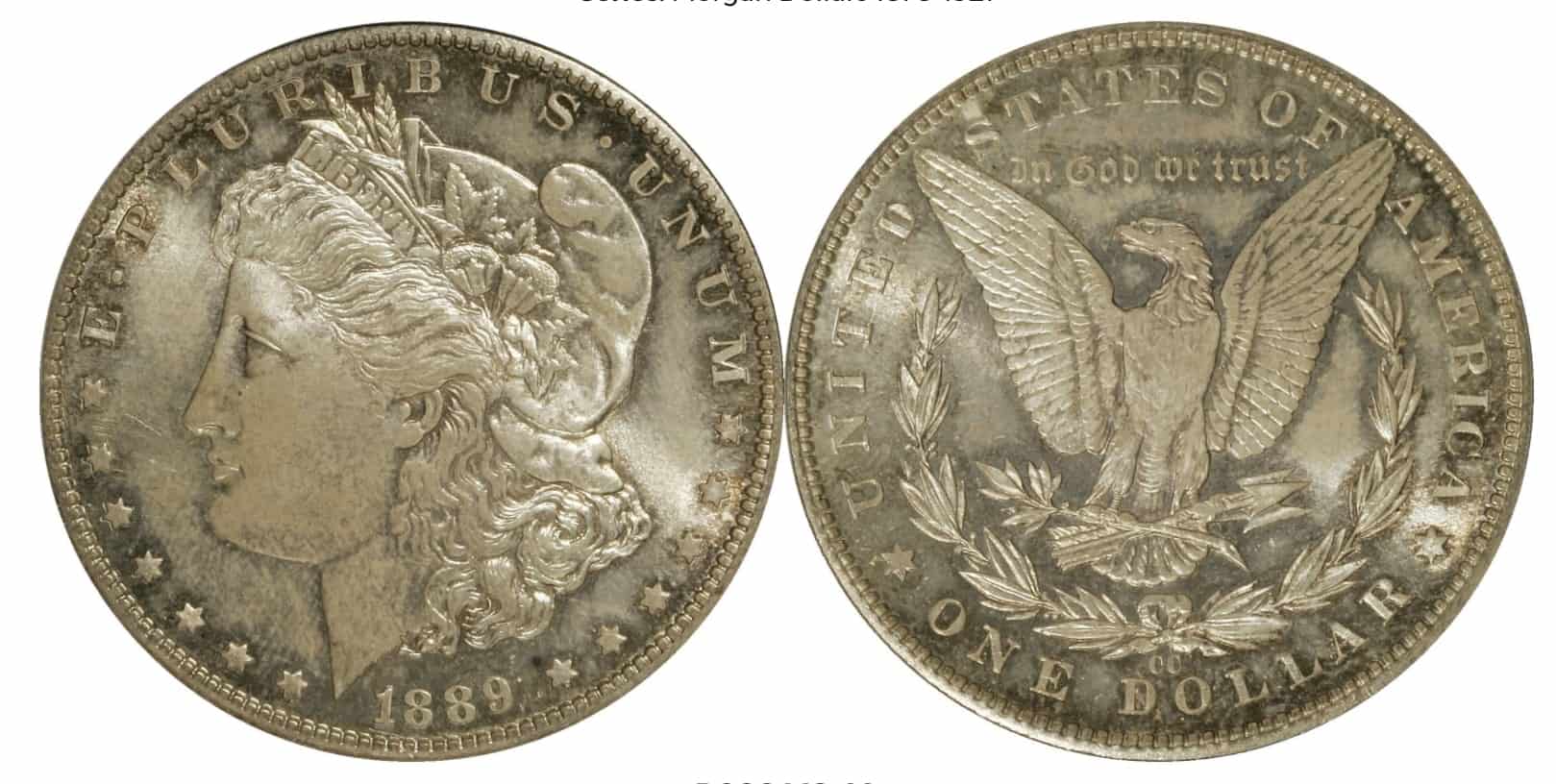 1889-CC Morgan Silver Dollar