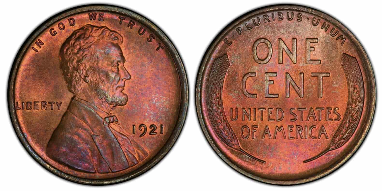 1921 Lincoln Wheat Penny