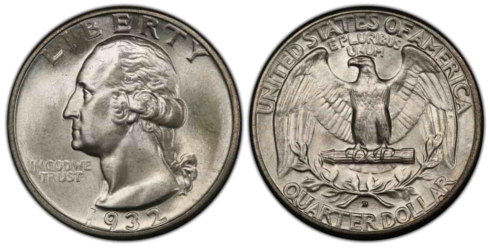 1932 D Washington MS66 Quarter