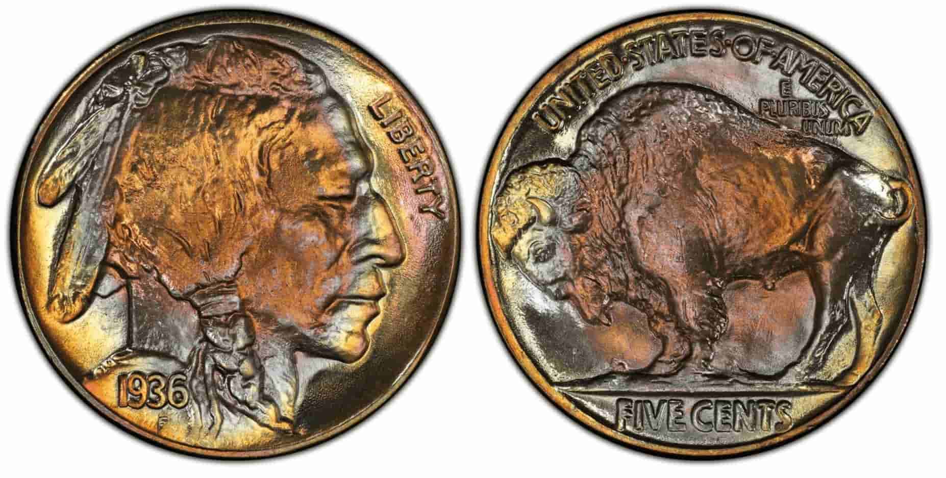 1936 Buffalo Nickel Value