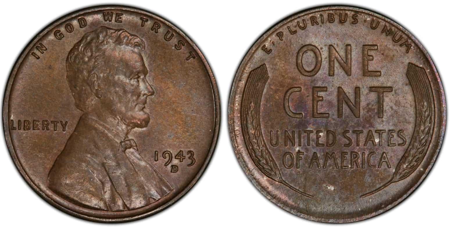 1943-D bronze cent