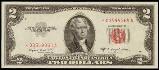 1953 $2 Dollar bill