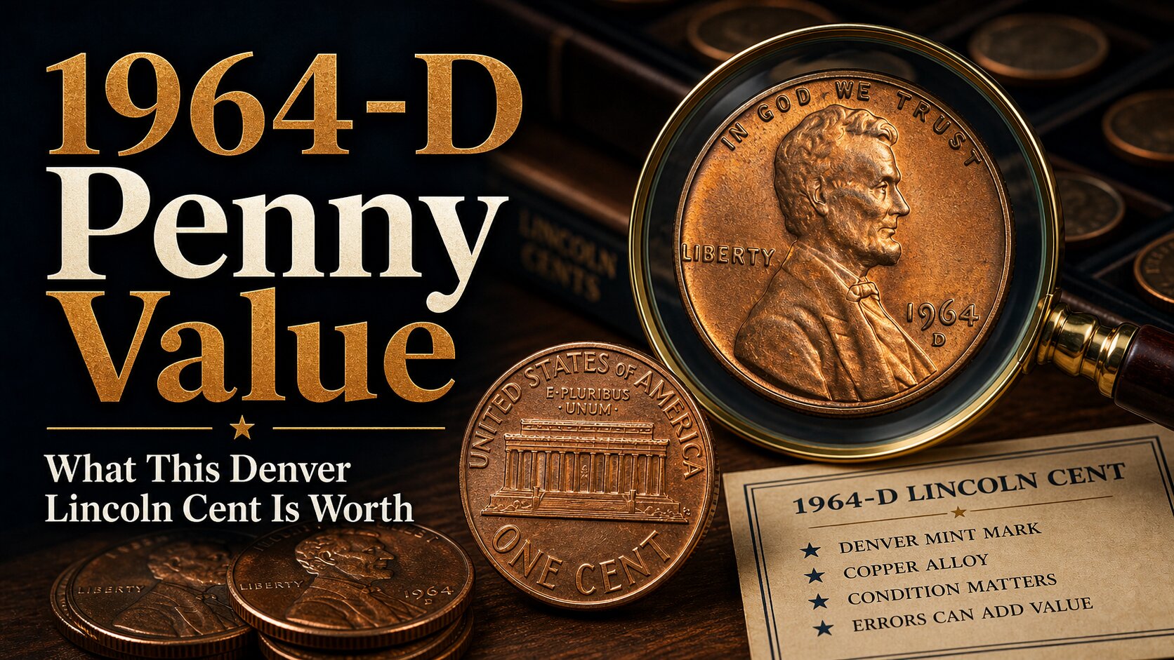 1964-D Lincoln cent value guide