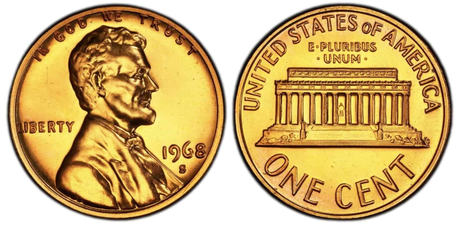 1968 Penny value - 1968-S Doubled Die Obverse (DDO) – FS-101