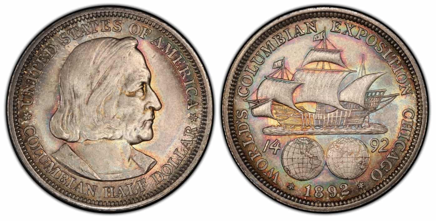 1892 50C Columbian MS67+