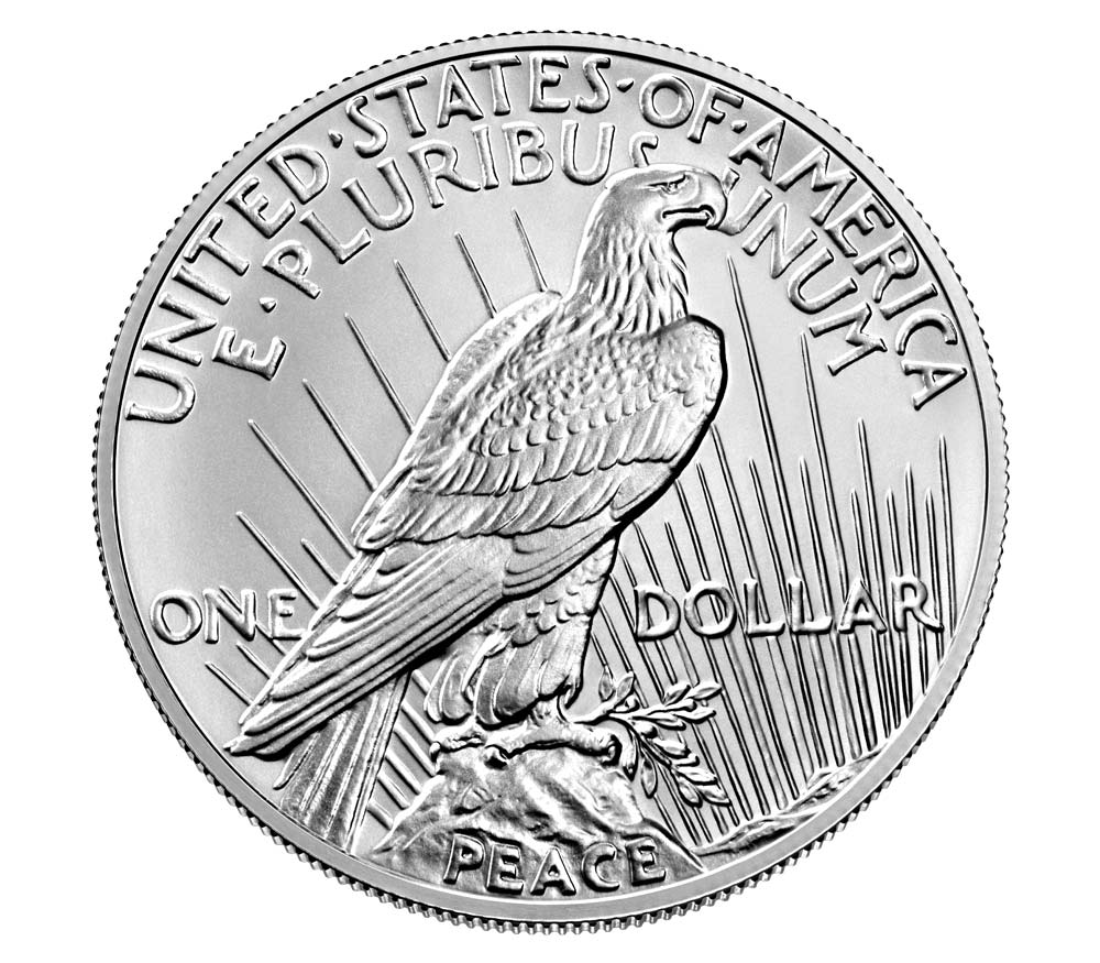 Peace Dollar Reverse