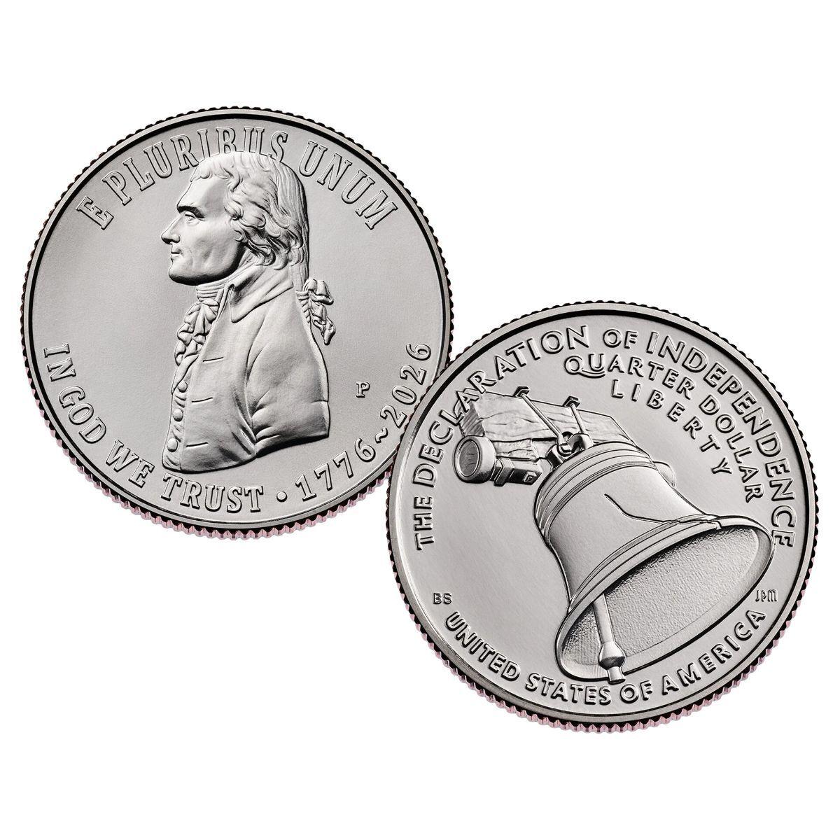 2026-P Declaration of Independence Quarter Roll BU &ndash; 1776&ndash;2026 Dual Date &ndash; America 250-2.jpg