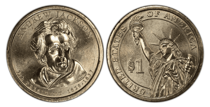 Andrew Jackson presidential dollar