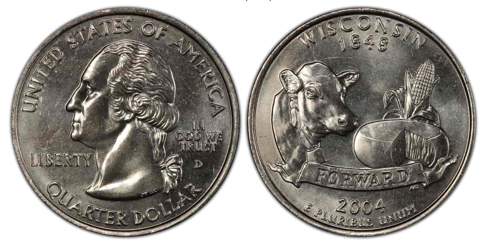 2004 D Wisconsin quarter sold for $6,000