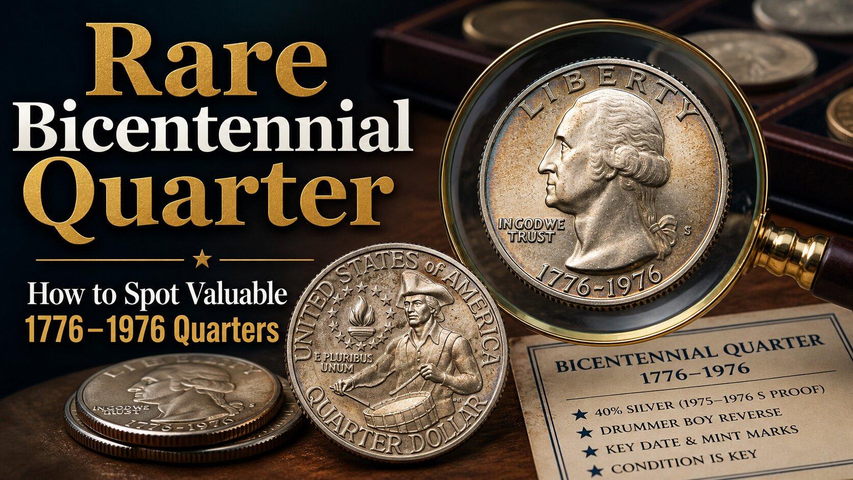 Rare Bicentennial Quarter: How to Spot Valuable 1776&ndash;1976 Quarters