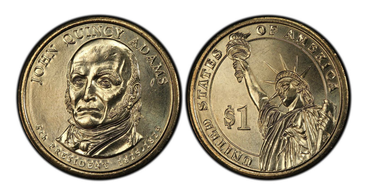 2008-D John Quincy Adams Presidential Dollar